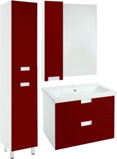 Зеркало-шкаф Bellezza Пегас 50см правый красный 00000011162